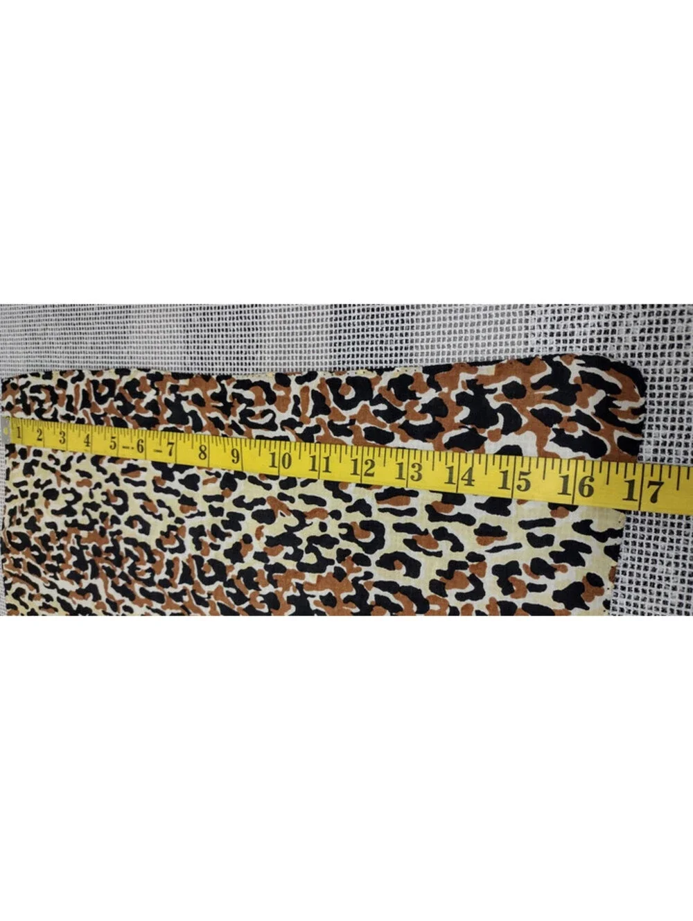 Vintage 50s 60s Silk Leopard Scarf Handkerchief 17 inches UNISEX Mod Rockabilly